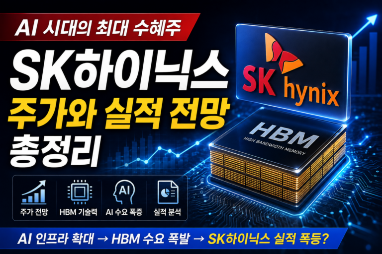 AI 시대의 최대 수혜주, SK하이닉스 주가와 실적 전망 총정리